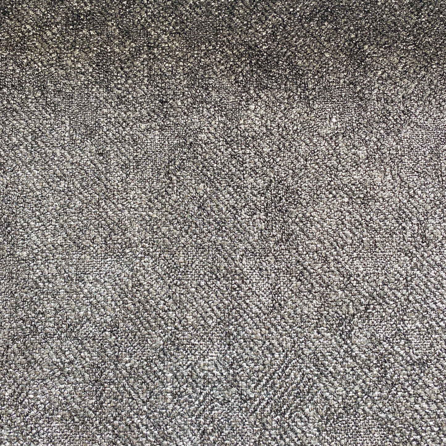 Deadstock Silver with Black and White Doubled-Sided Tweed