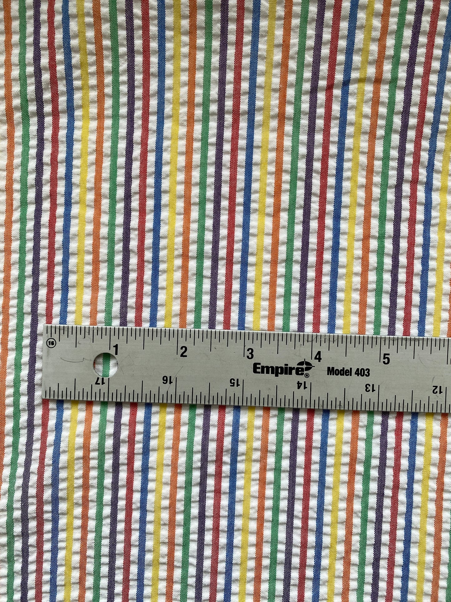 Spechler-Vogel Bermuda Rainbow Seersucker