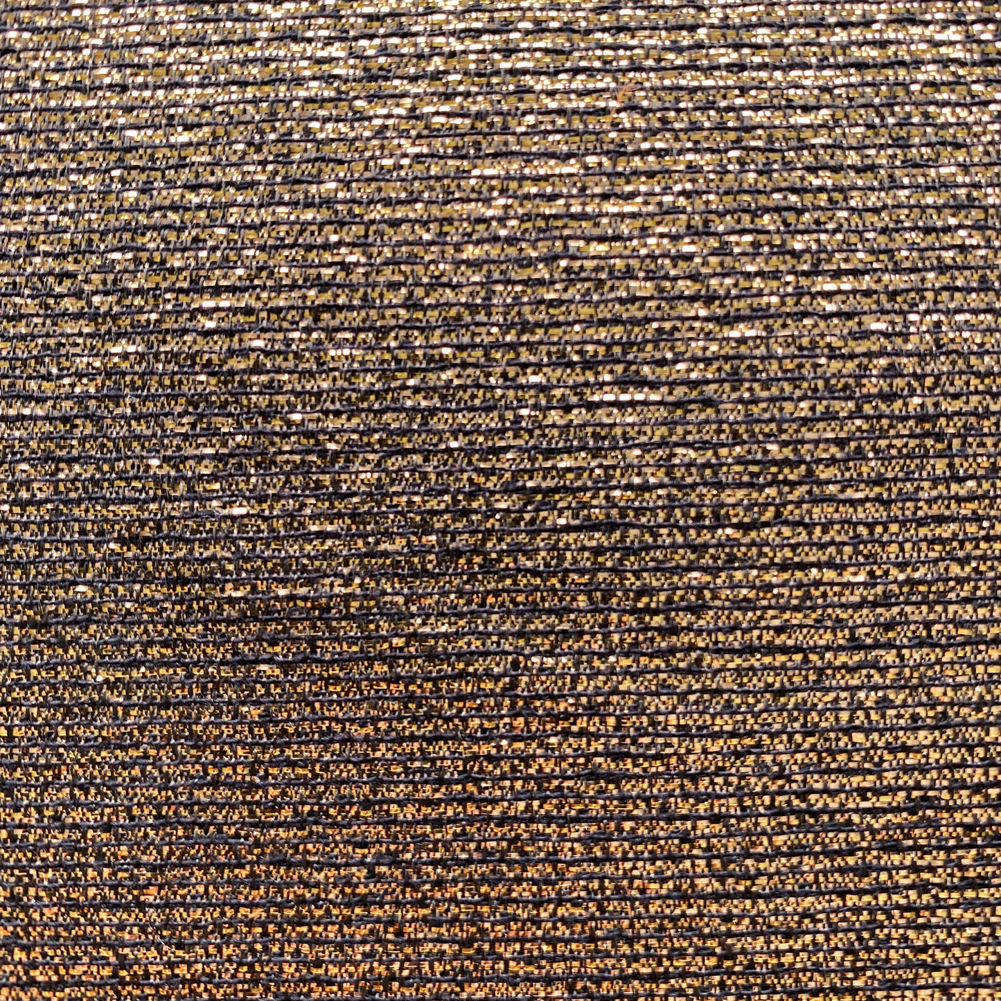 Black and Gold Woven Metallic Fabric